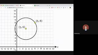 Level 2 Equation of a Circle Grid