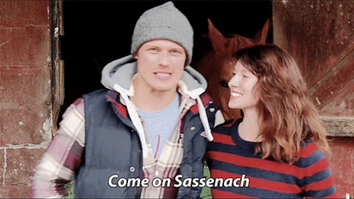 Sam Heughan & Caitriona Balfe Love V 2 by Carolyn ...