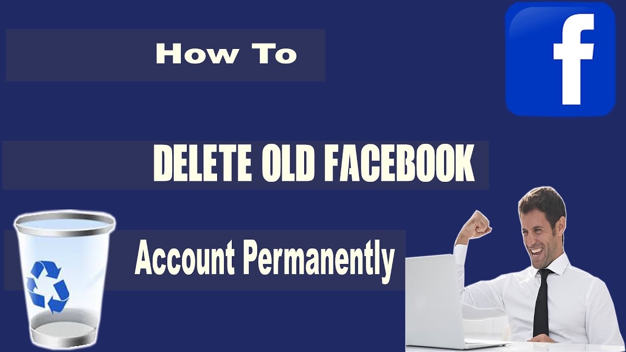 How To Delete Old Facebook Account Permanently - YouTube