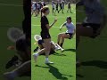 Leah Cole stays inbounds and scores for UC Davis 👀