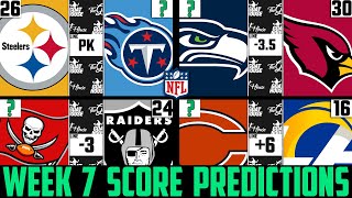 NFL Week 7 Score Predictions 2020 (NFL WEEK 7 PICKS AGAINST THE SPREAD 2020)