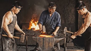 How Japanese Swords Are Made 🔥 Inside the Legendary Craft of Master Swordsmiths