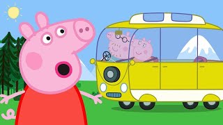 peppa pigs camper van camping holiday special peppa pig official channel family kids cartoons