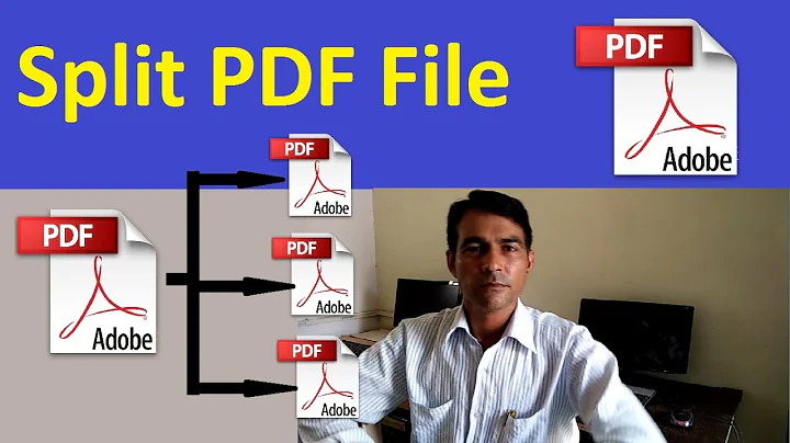 How to split a PDF file into multiple files for free || In 1 Second Split a PDF file By Page Ranges