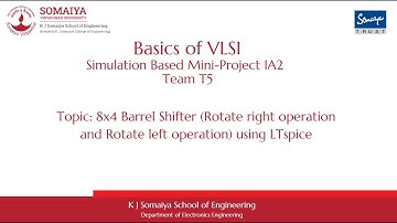 8x4 Barrel Shifter (Rotate right operation and Rotate left operation) in LTspice using NMOS PTL