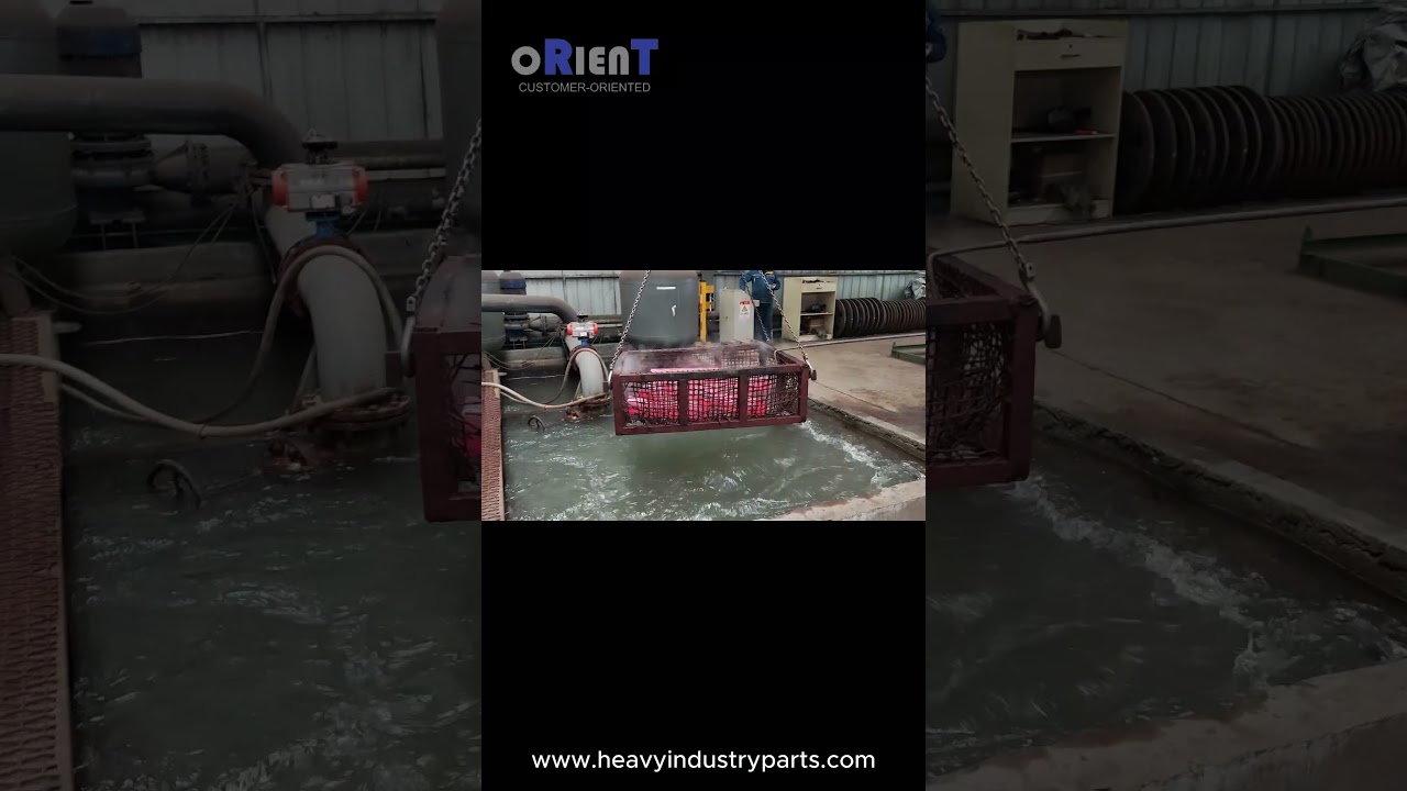 One-shot filming: Heat treatment of drive wheels 