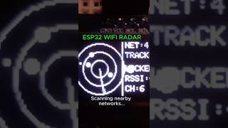 ESP32 WiFi Radar on OLED Display 📡 #shorts
