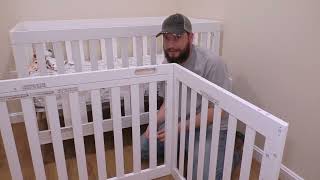 How to Assemble Delta Children Crib | Essex 4-in-1 Convertible