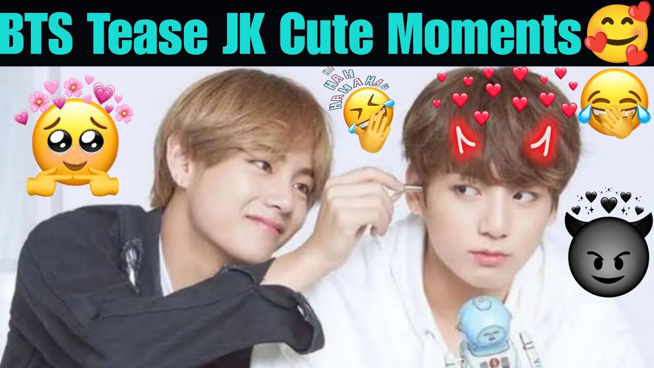 BTS Tease Jungkook Cute Moments 🥹 Taekook Forgot Camera 📸 JK Tease Moments Caught on Camera 📸 #tae 