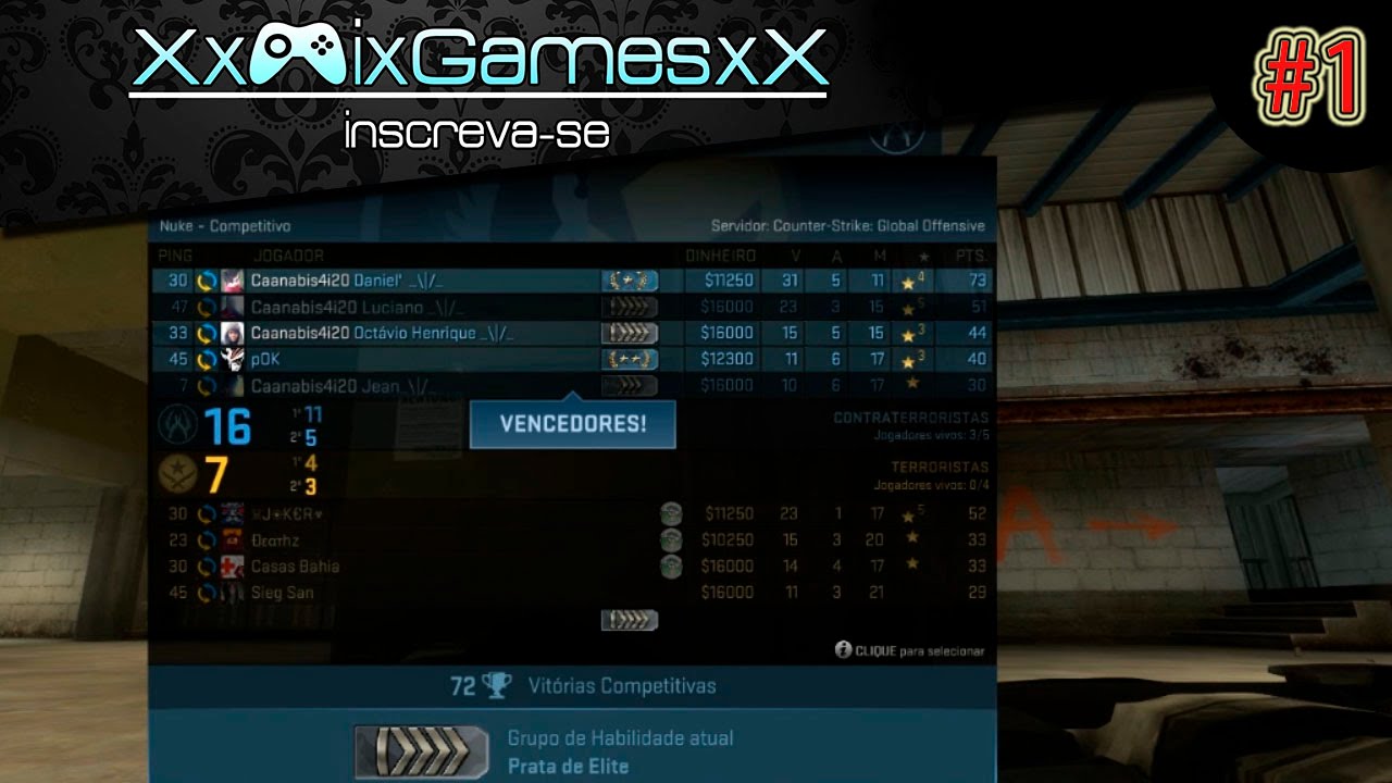 Competitivo Com O Clan #1(CS:GO) -AWP - YouTube