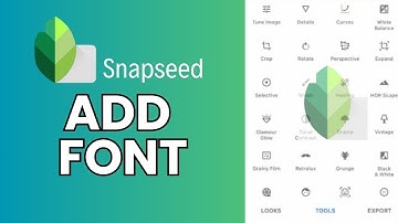 How to Add Font in Snapseed 2024?