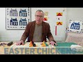 Easter Chickens with the Patchwork Husband. Complete Easter Patchwork & Quilting sewing project