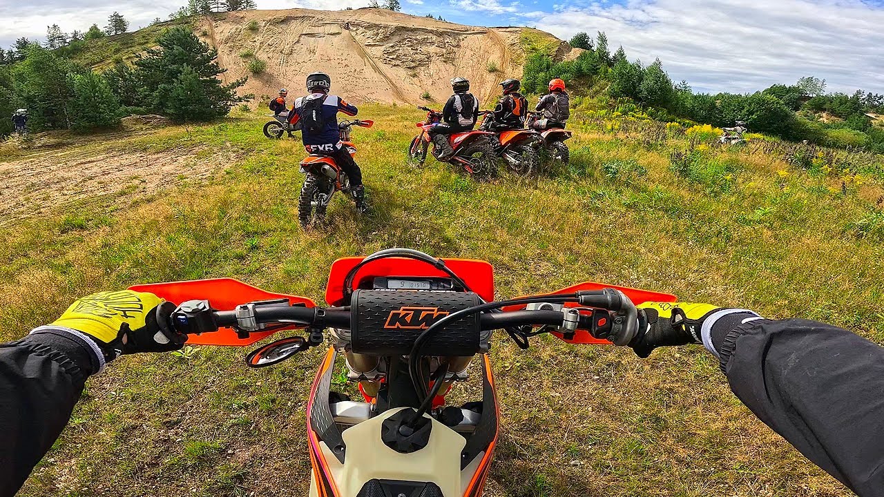 НОВЫЙ KTM 350 EXC-F! 10 эндуро-райдеров на опасных подъёмах и секретных тропах!