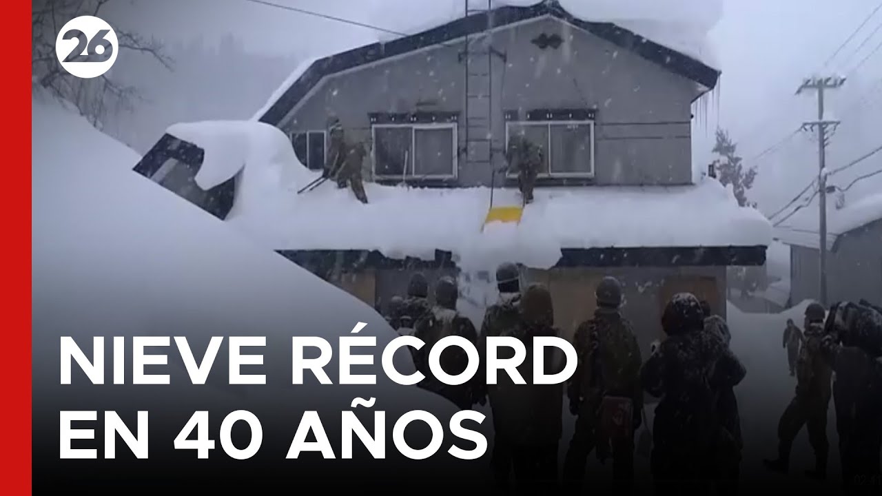 ❄️ ASIA | Japón sufre nevadas récord en 40 años