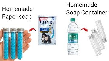 DIy Paper Soap Making At home 🥰/Soap Container Diy/paper soap Diy/Diy soap container/paper soap 