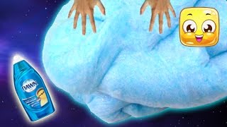 How To Make Dish Soap Slime! Giant Fluffy Slime without shaving cream, borax, baking soda, detergent