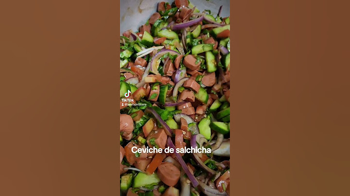Ceciche De Salchicha 💥 #ceviche #shortsvideo #viralvideo