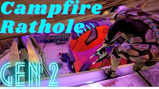 ❄️OP Hidden Campfire Rathole Raid On Gen 2 ❄️ - Official Small Tribes PVP Ark PS4 Raid