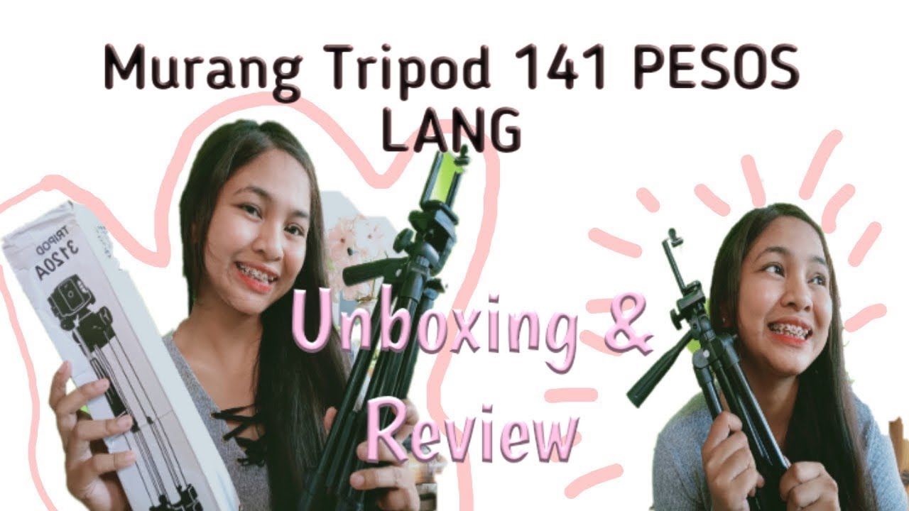 Murang Tripod 141 PESOS LANG? l Unboxing and Quick Review