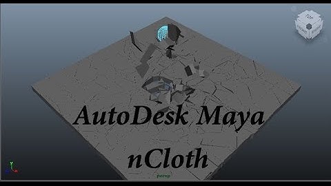 Autodesk Maya nCloth Destruction tutorial