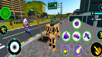 Ball Robot Transform Bike War * Android Gameplay
