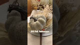 Pinterest Worthy Fall Tablescape. Full video is up now! 🍂 #shorts #falltablescape #falldecor