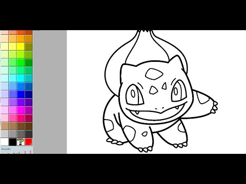 Pokemon Go Bulbasaur Coloring Page Fun Coloring Activity For Kids Toddlers Children Youtube