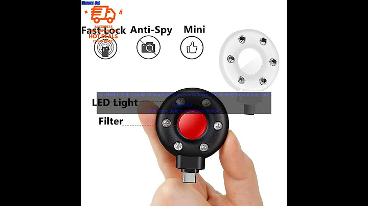 1005004630208715 1pc USB C Anti Candid Camera Detector For Outdoor Travel Hotel Rental