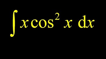 Integration by parts with (cos(x))^2.  Integrate x(cos(x))^2, choose u=x and dv=(cos(x))^2.