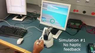 Simulation of UAV Teleoperation Using Haptic Device