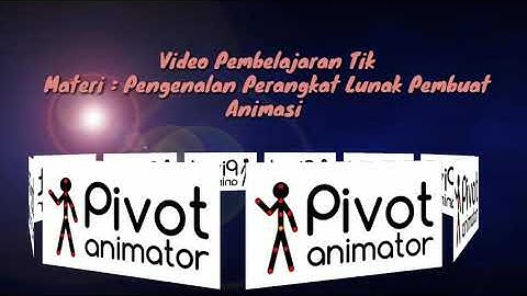 Mengenal perangkat lunak pembuat animasi