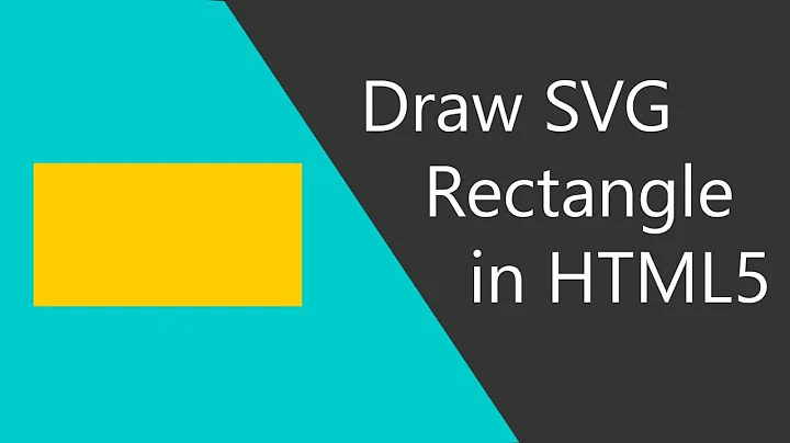 Draw SVG Rectangle in HTML 5