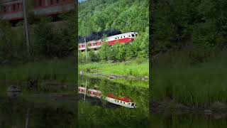 Smoke Smoke Smoke… #locomotive #train #travel #railtrack #landscape #summer #cassscenicrailroad