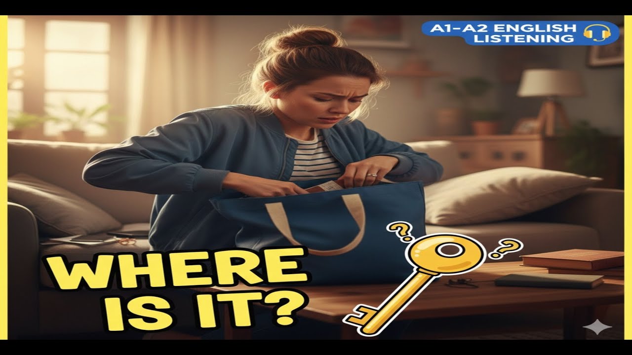 English Story for Beginners: Where is the Key?