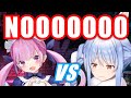 Pekora destroyed by aqua who has just started playing sf6 collab highlightshololiveusada pekora