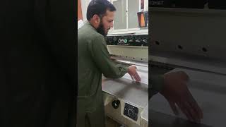 polar paper chatting  machine size  100x70 =6= 25x45 #ustad #pti #prees #printingprees