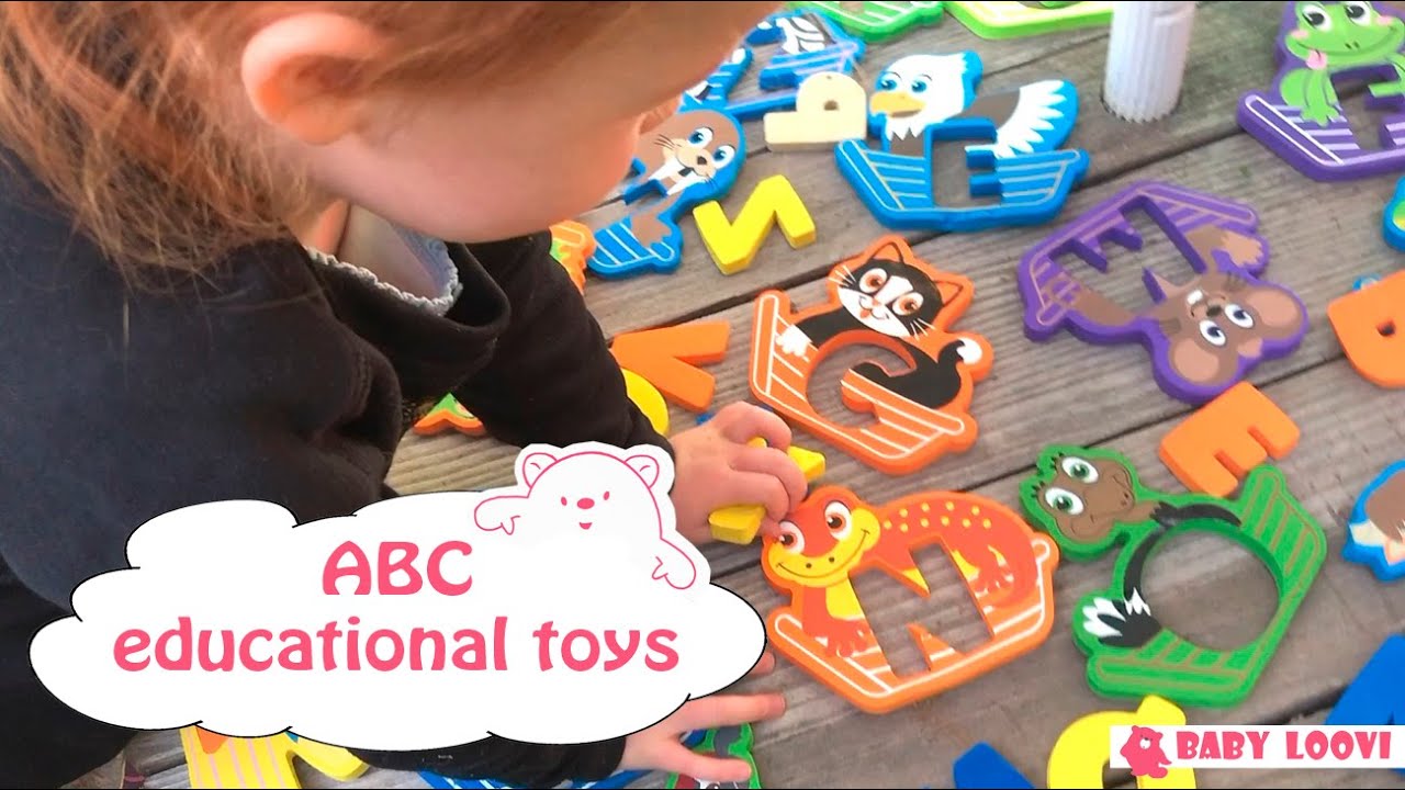 learn ABC foam puzzle. Alphabet practice. Educational Toys for kids ...