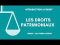 Les droits patrimoniaux le droit patrimonial