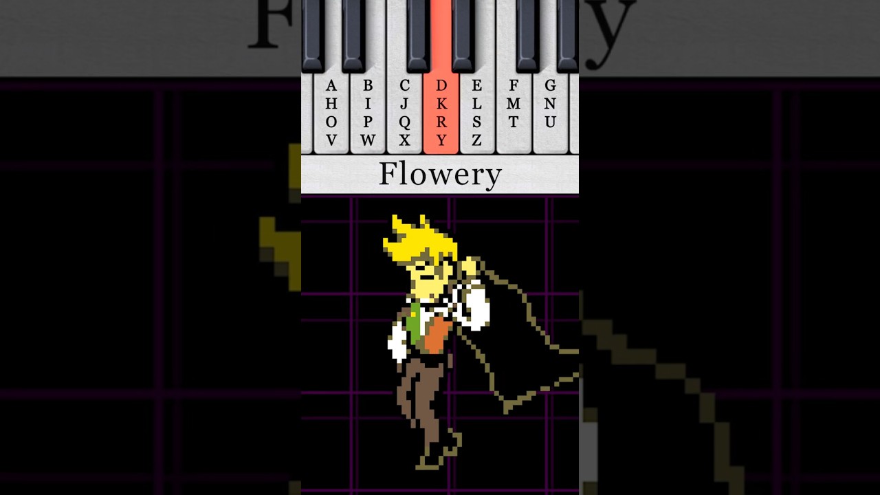 Flowey VS Flowery | Who has the best jingle? #deltarune #piano #jingle