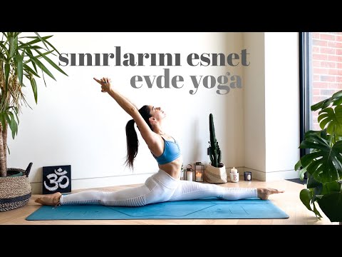 Split ( Hanuman) Bacak Açma  💙 Her Seviyeye Uygun Evde Yoga #Evdekal