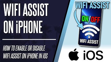 How to Turn On or Turn Off WiFi Assist on iPhone (iOS)