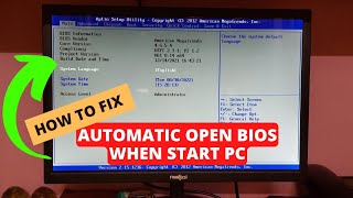 BIOS Automatically Open When You Start Your COMPUTER | Stuck On BIOS | PC Booting FIX