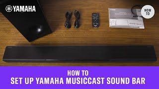 How to Set Up Yamaha MusicCast Sound Bar