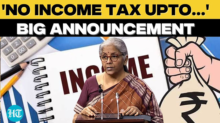 Budget 2025 LIVE: Big Announcement On Income Tax | Nirmala Sitharaman Speech LIVE |Union Budget Live