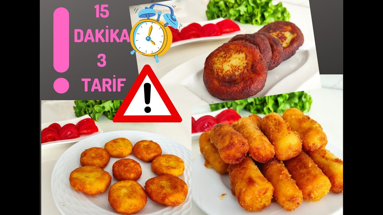 Sadece 15 dakikada ???? 3 patatesli tarif ❗ #food #yemek #yemektarifleri #patates #potato #sahur #iftar