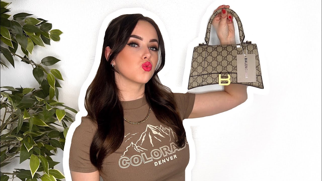 Balenciaga x Gucci Hourglass bag REVIEW!!!! First ever look from