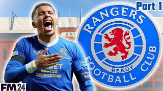 Can we turn Rangers into Scottish champions? FM24 challenge