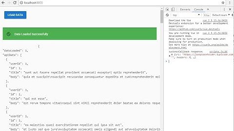 Beginner Application with VueJS and Vuetify 6 - vue-resource - Reading the API data