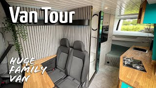 Van Tour | OFF-GRID MERCEDES SPRINTER Campervan for the Family screenshot 3