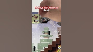 18 days till Christmas LEGO  Minecraft Advent Calendar #lego #legoadventcalendar #legochristmas